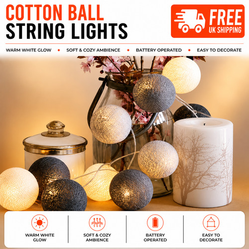 Led cotton ball - 10/20/40,