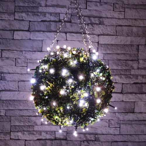 Outdoor hanging string lights - hanging,
