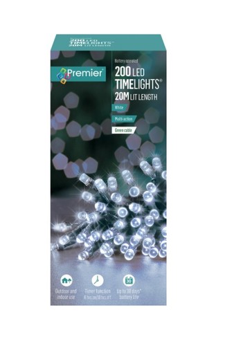 200 white led christmas - 200,