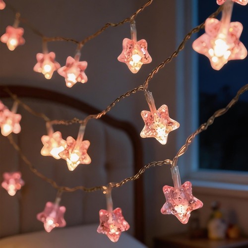 Mtbricey star string lights - star, 6m