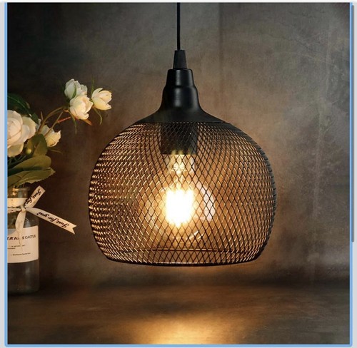 Hanging lamp cage black - cage,