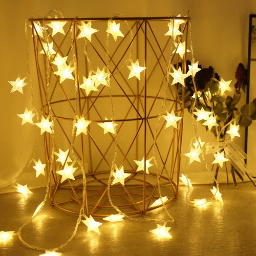 Star fairy lights string - star,