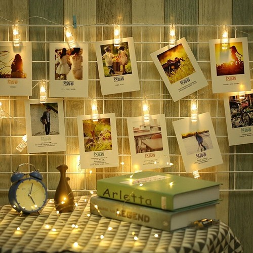 Led photo clip - string, lights