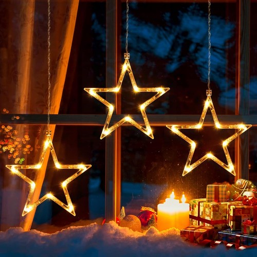 Christmas window lights - window,