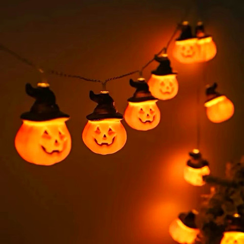 Halloween led pumpkin string - halloween,
