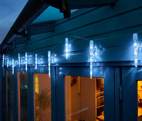 Battery icicle lights ice - battery,