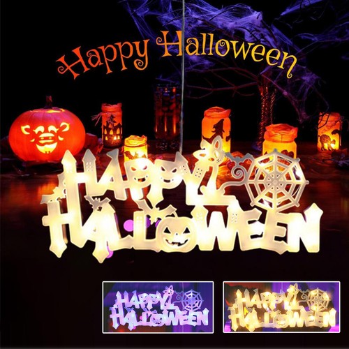 Happy halloween light - happy,