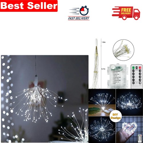 Led starburst fairy lights - led,