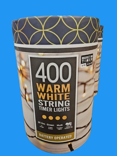 Festive 400 warm white string