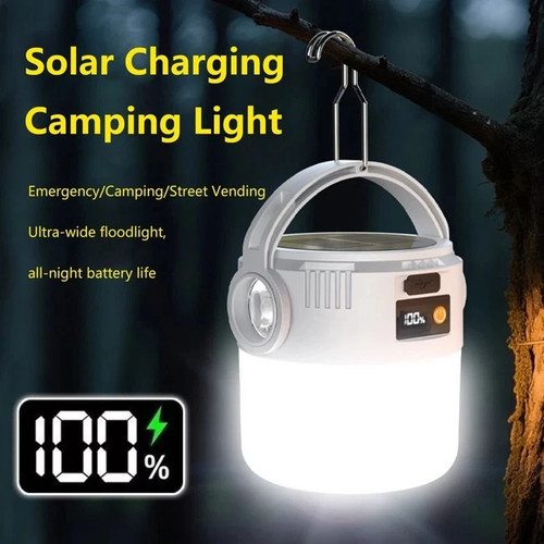 Led camping light solar usb - camping,
