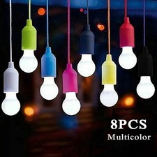 8 Pcs LED Hanging Pull Cord