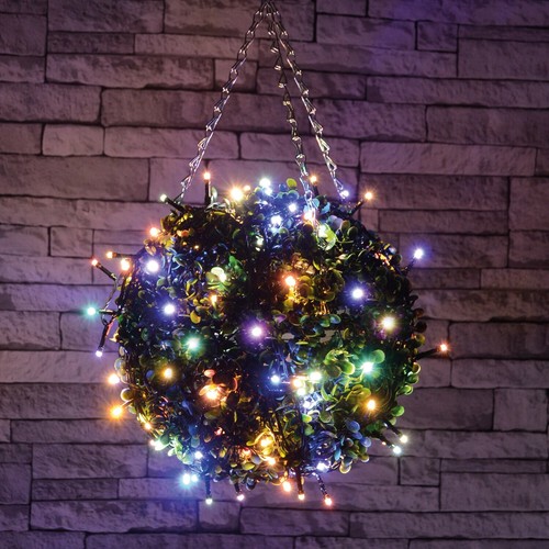 Outdoor hanging string lights - hanging,