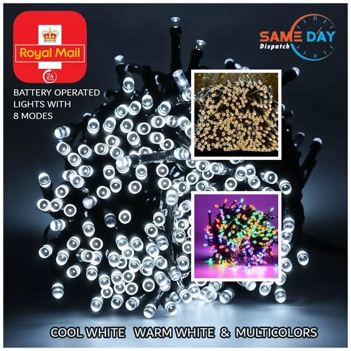 100 200 led battery operated - /,
