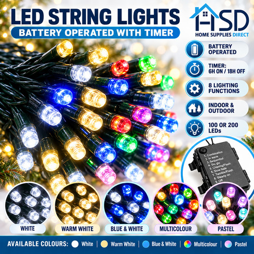 Led string lights battery - led,
