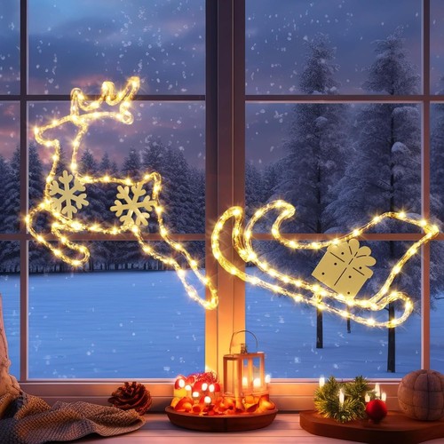 Hristmas window lights - hristmas,