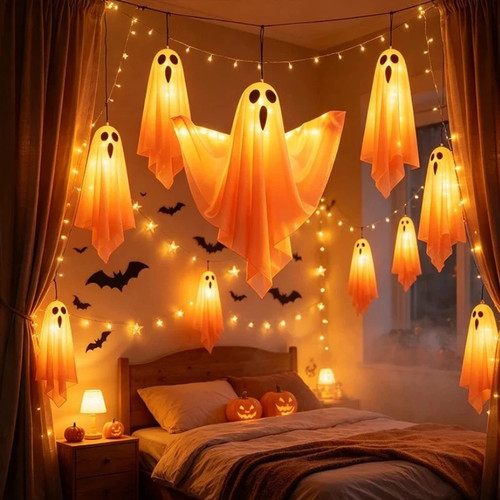 Halloween ghost hanging led - ghost,