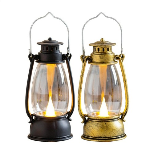 2pcs vintage led lantern - 2pcs,