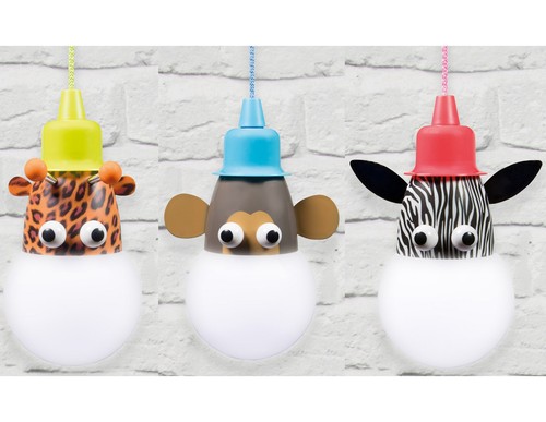 Zebra giraffe monkey - on, a