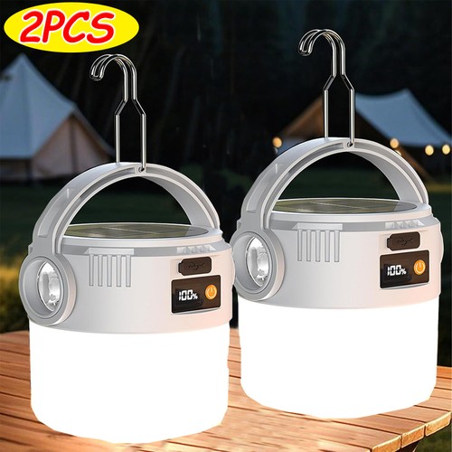 Led solar camping light - led,