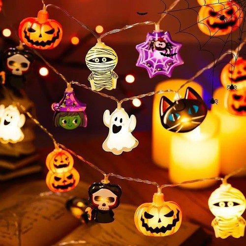Halloween led string lights - halloween,