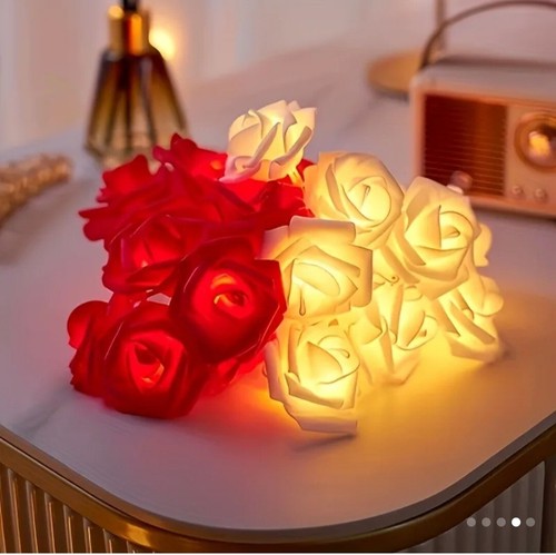 Rose fairy string lights - fairy,