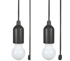 2 x LED Pull Cord Portable