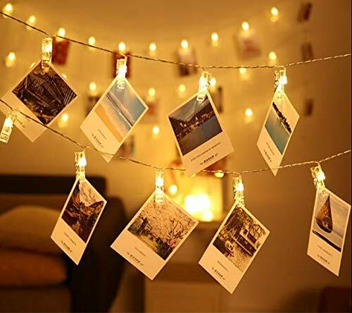 Battery photo clip - clip, light