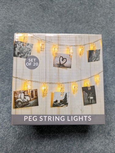 String peg lights - string, led,